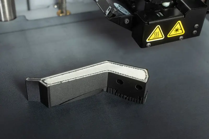 3D-Druck Element - Greiferbacke - Onyx mit einer Verstärkung aus Glasfaser