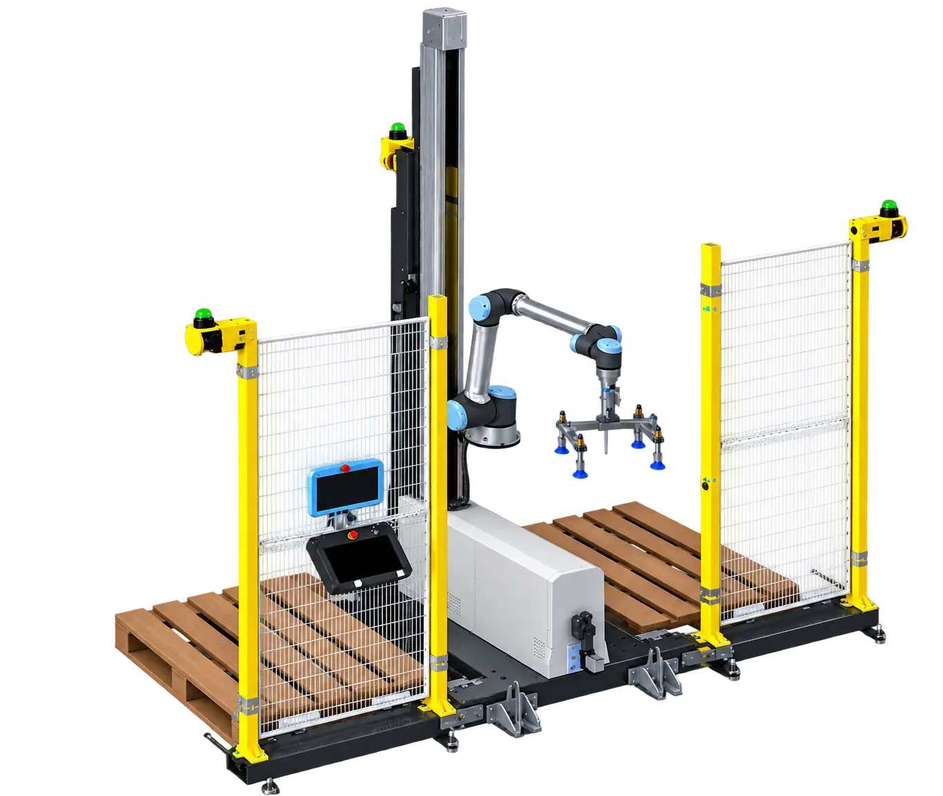 flex series flex cobot palletizer mit achse