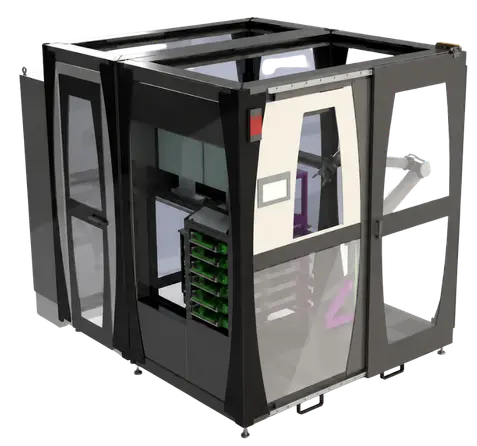 flex series flex robot cell mrc zelle